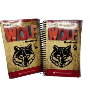 Boy Scouts of America Wolf Handbook Set 2015 Printing Spiral & Softcover BSA